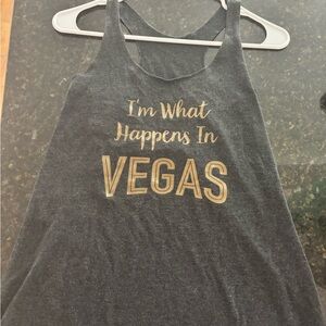 I’m what happens in Vegas tank top